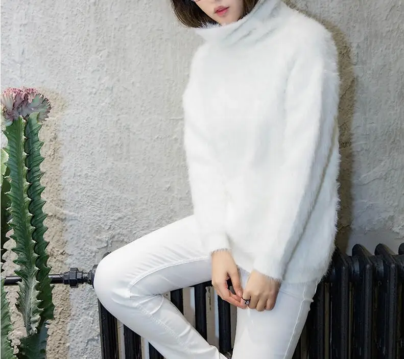 MISUN 2017 весной и осенью свитер женщин тепловой средней длины свободно утолщение