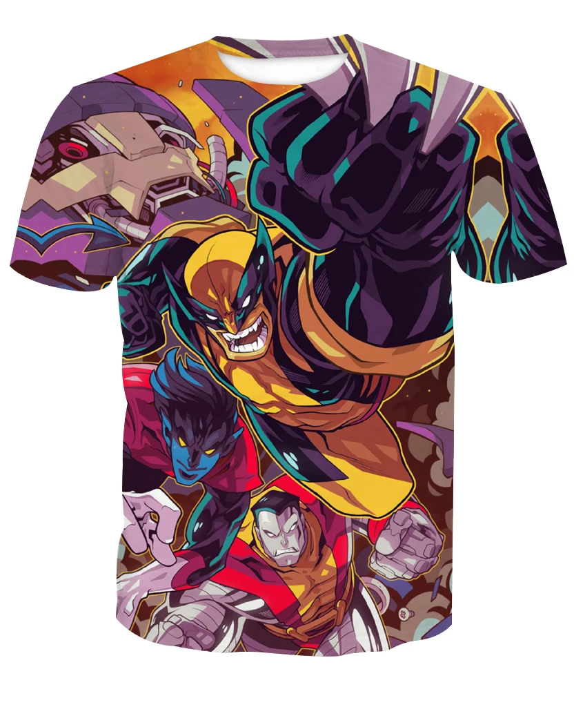 Лидер продаж 2019 новые модные повседневные футболки с коротким рукавом и 3d-героем