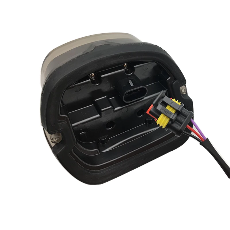 Motorcycle LED Tail Light Smoke Lens Brake License Plate Lamp Rear Stop 12v For H arley Dyna Road King Softail Touring |