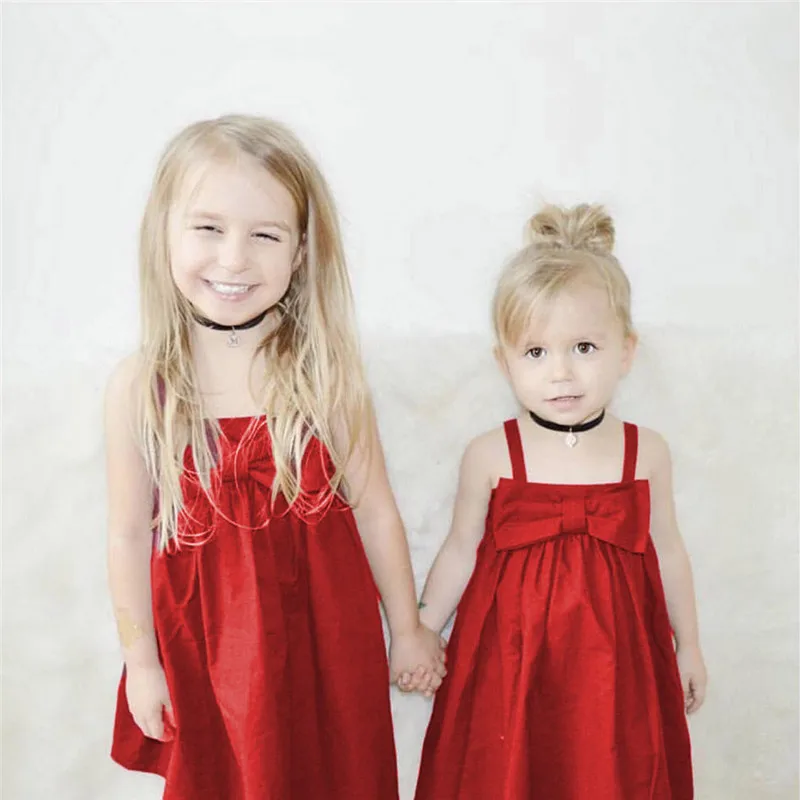PUDCOCO Newest Baby Girls Toddler Kid Summer Sundress Bowknot Short Mini Vest Dress Pop Kids Girl Outfit 0-3T | Детская одежда и