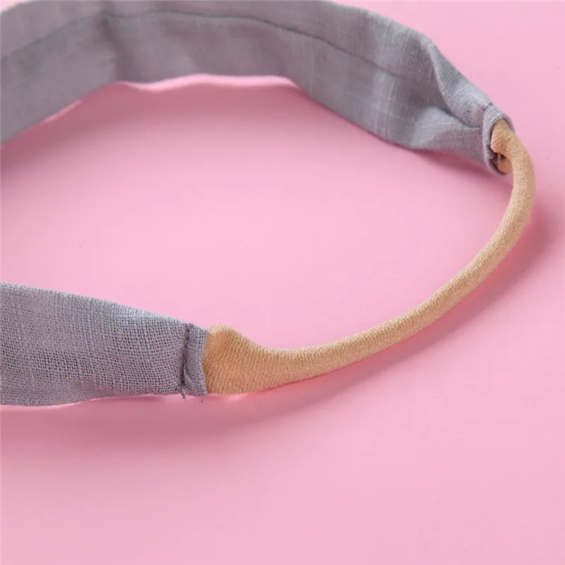 

50pcs New Bow-knot Turban Irregular Headbands Popular Hair Bow Headband Girls Head wrap Fabric Elastic Kids DIY Hair Accessories
