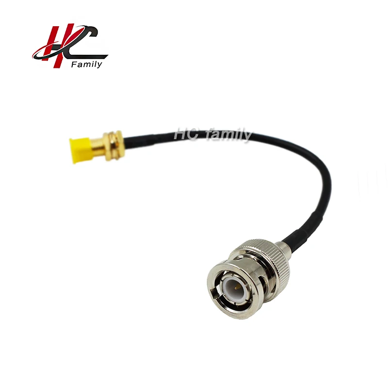 Новинка 100 мм штекер SMA к штекеру BNC Коннектор RG174 кабель