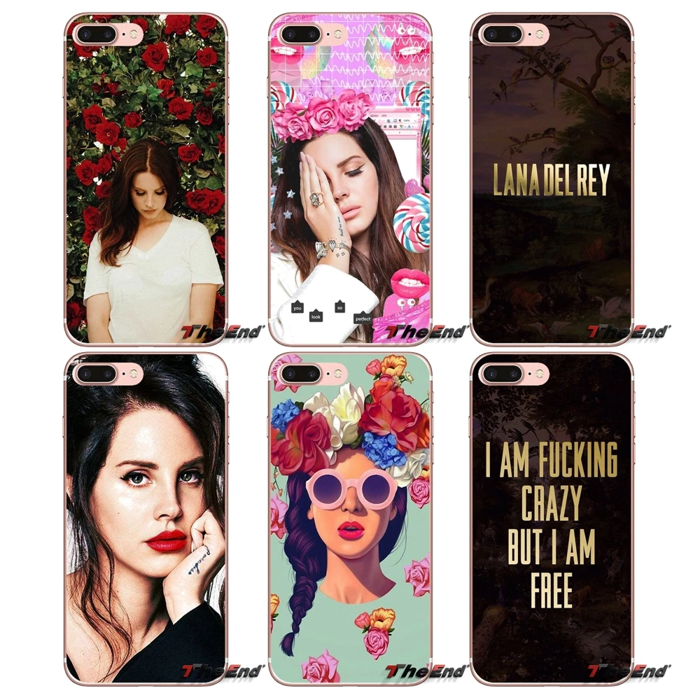 Мягкий силиконовый чехол для Sony Xperia Z Z1 Z2 Z3 Z5 compact M2 M4 M5 E3 T3 XA Aqua LG G4 G5 G3 G2 Mini Capa Lana Del Rey