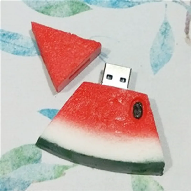 32 ГБ 16 8 4 Гб флешка арбуз фрукты USB накопитель 2 0 флеш 64 128 u диск подарок