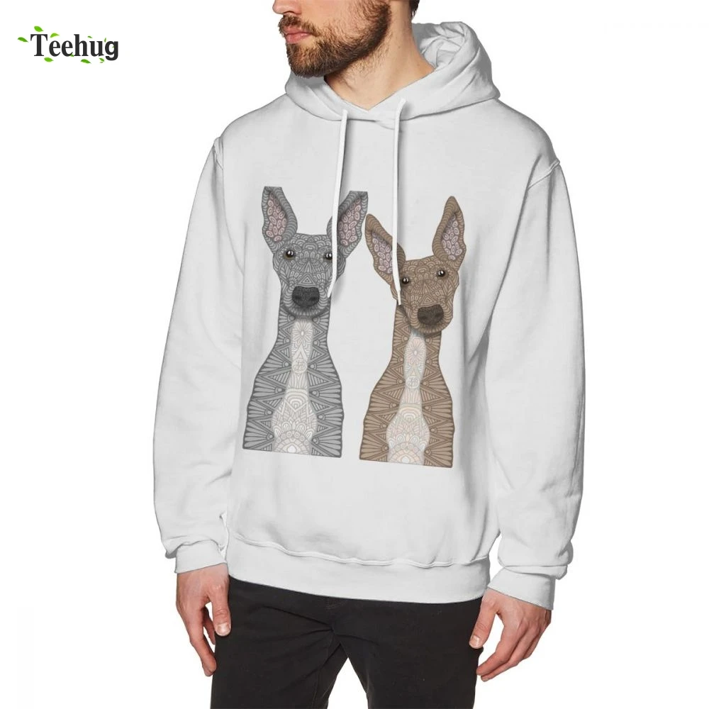 

New Casual Cute Fawn & White Greyhound Sss Long Sleeve Casual 3D Print For Male