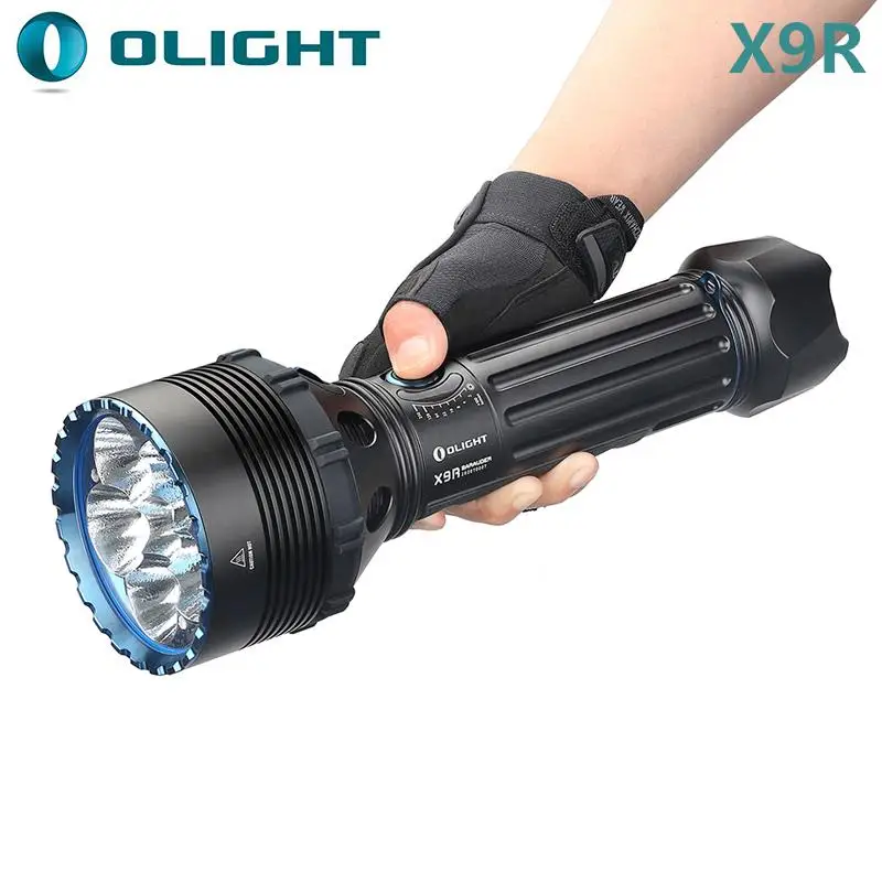 НОВЫЙ Olight X9R Marauder six Cree XHP70.2 светодиодный 25000 люмен перезаряжаемый фонарик с литий