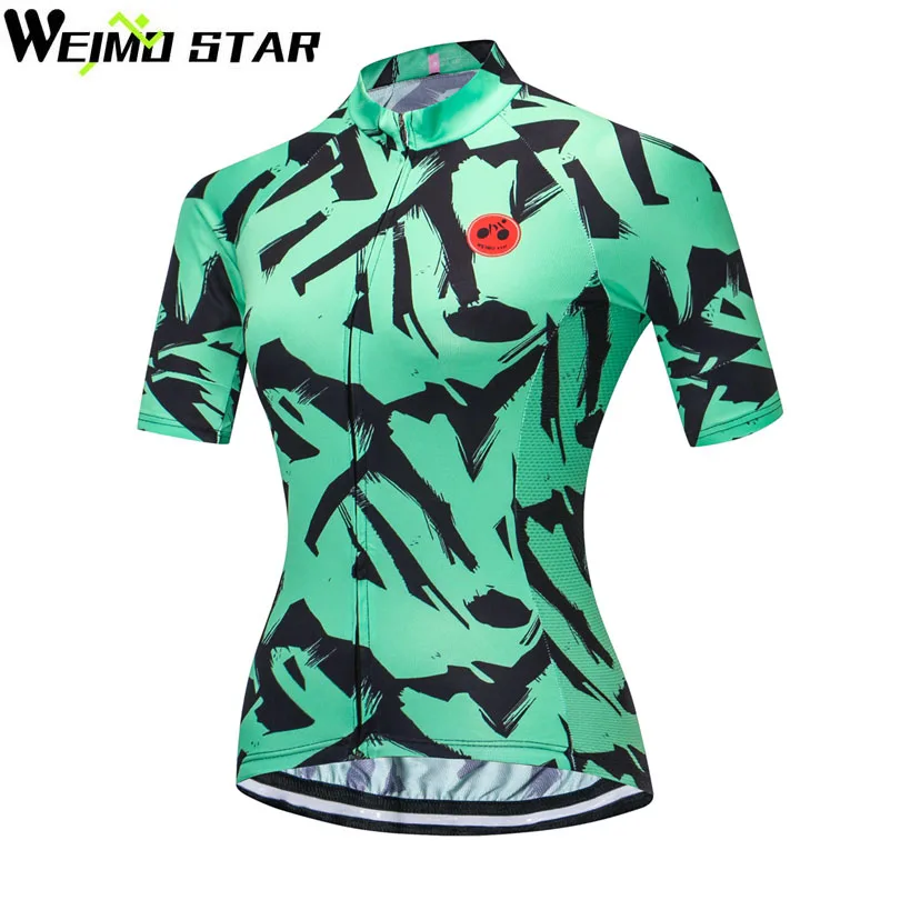 

WEIMOSTAR Team Pro Women Cycling Jersey Outdoor Sports Bicycle Bike Short Sleeve Shirt Ropa Ciclismo Clothing Riding Tops S-XXXL