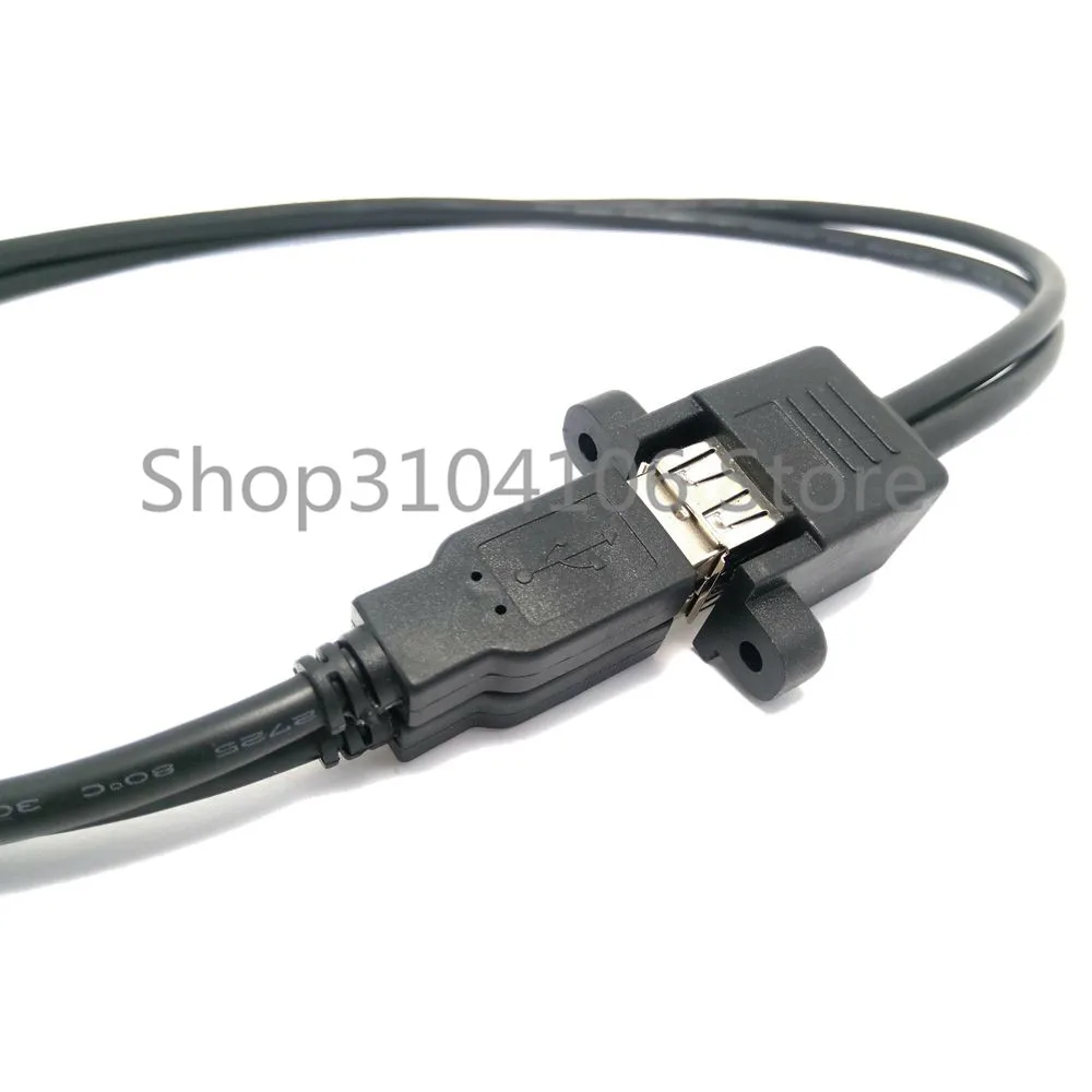 Фото Сиамский Удлинительный кабель с двумя портами USB2.0 0 25-1 м отверстиями для винтов Сиамский Удлинительный кабель с двумя портами USB2.0 0 25-1 м отверстиями для винтов