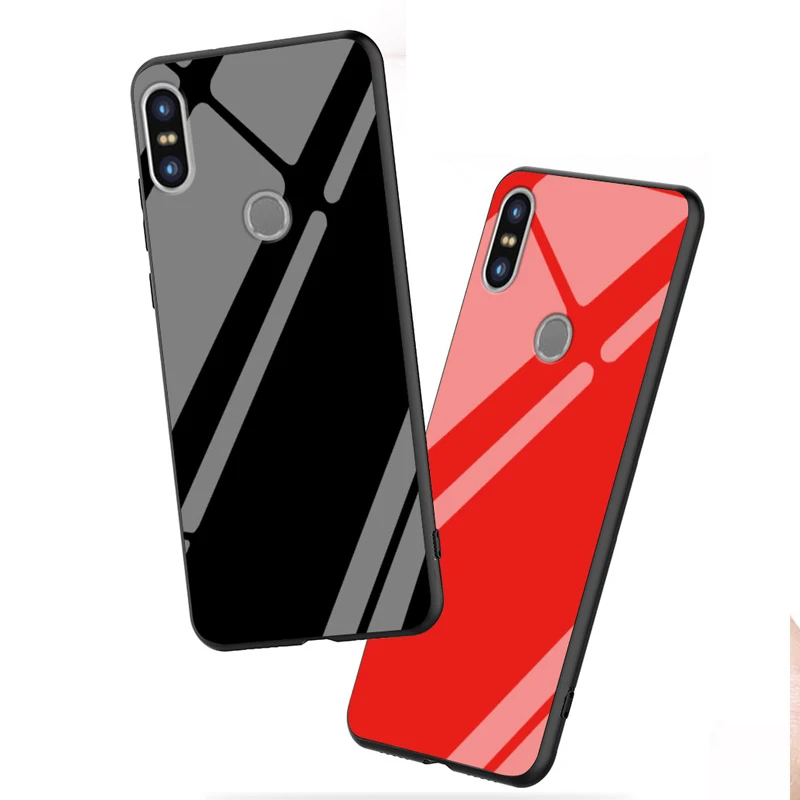 YUETUO закаленное стекло ТПУ чехол на заднюю панель телефона, coque, чехол, чехол для Xiaomi mi Mix 2 s mi x2s 2 s my для ksio mi xio mi аксессуары