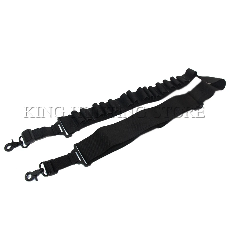 15 Round Shells 12 20 Gauge Bandolier Ammo Holder New Nylon Adjustable Multi function Tactical Hunting Gun Sling | Спорт и