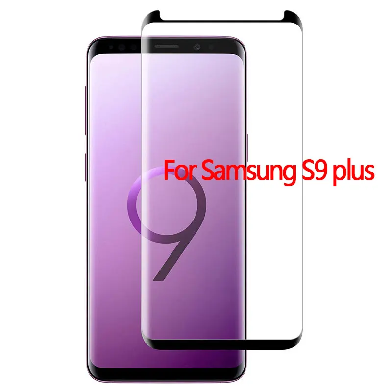 Изогнутое закаленное стекло Suntaiho для samsung Galaxy A50 s8 S9 S10 S10 plus S7 edge Защитная пленка для samsung Note 8 9 S10E - Цвет: For Samsung S9 plus