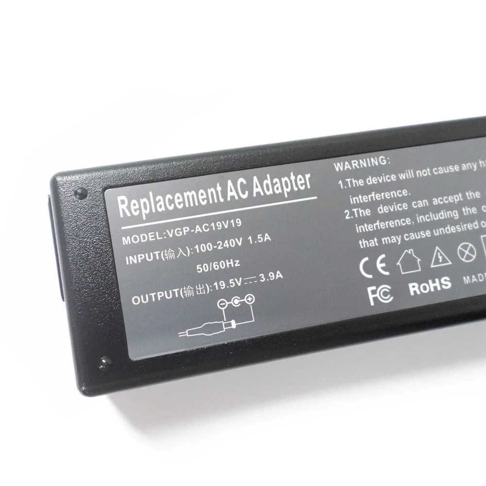 Новый шнур питания адаптер переменного тока зарядное устройство для Sony Vaio 19 5 в а