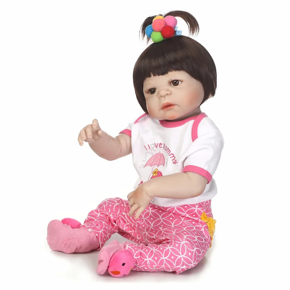 NPK 22 &quotпрекрасный полный Силиконовый симулятор новорожденных девочек bebe boneca