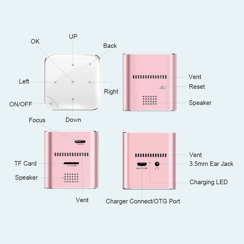 Все получают A6 DLP 3D светодиодный мини проектор Wifi Android цифровой ручной HD Airplay
