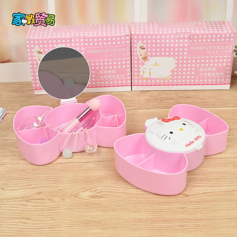 Коробка для украшений с изображением милой принцессы Hello Kitty косметическая