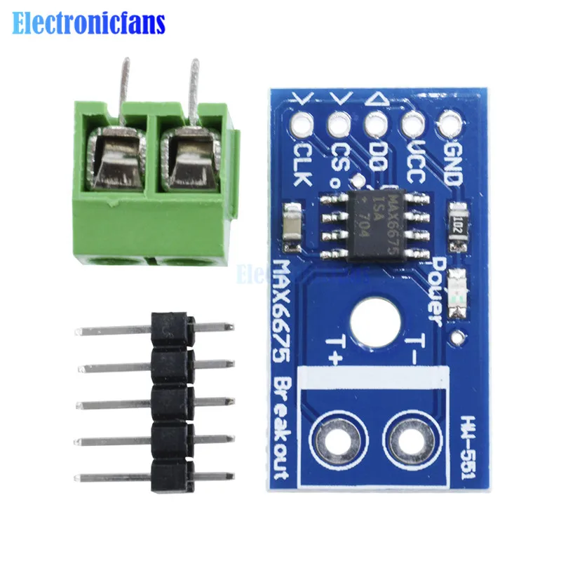 MAX6675 K Тип термопары Датчик температуры Конвертер доска для Arduino SPI интерфейс