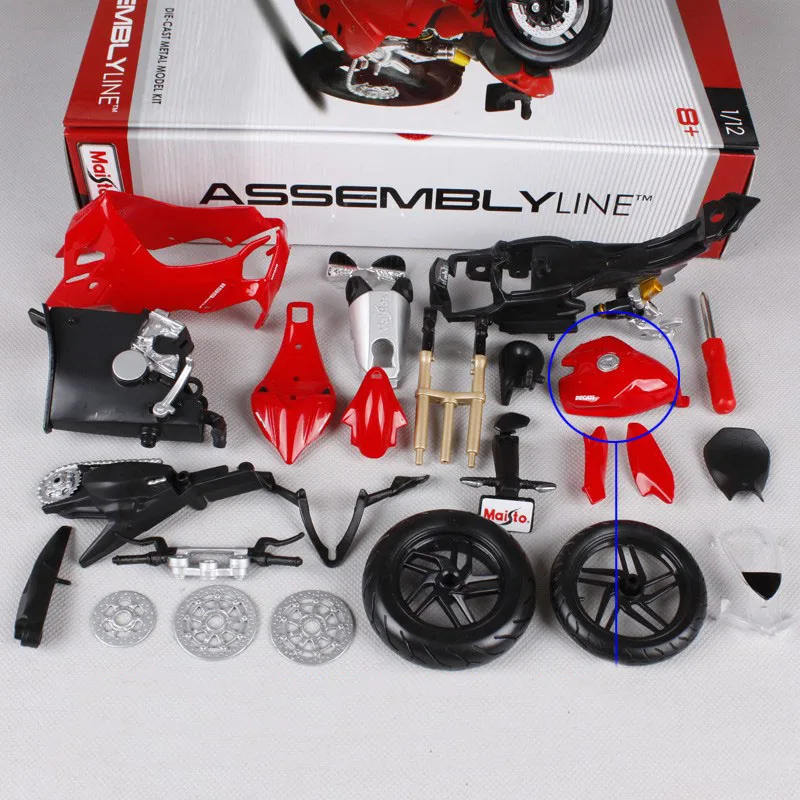 Maisto 1:12 Ducati 1199 PANIGALE Сборка DIY модель мотоцикла и велосипеда игрушки подарки для мальчиков