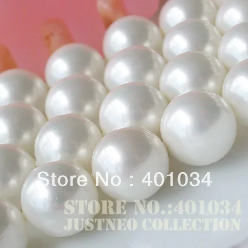 Бусины в виде белых морских ракушек Ширина 16 дюймов длина 8 14 мм|beads loose|pearl beadsshell