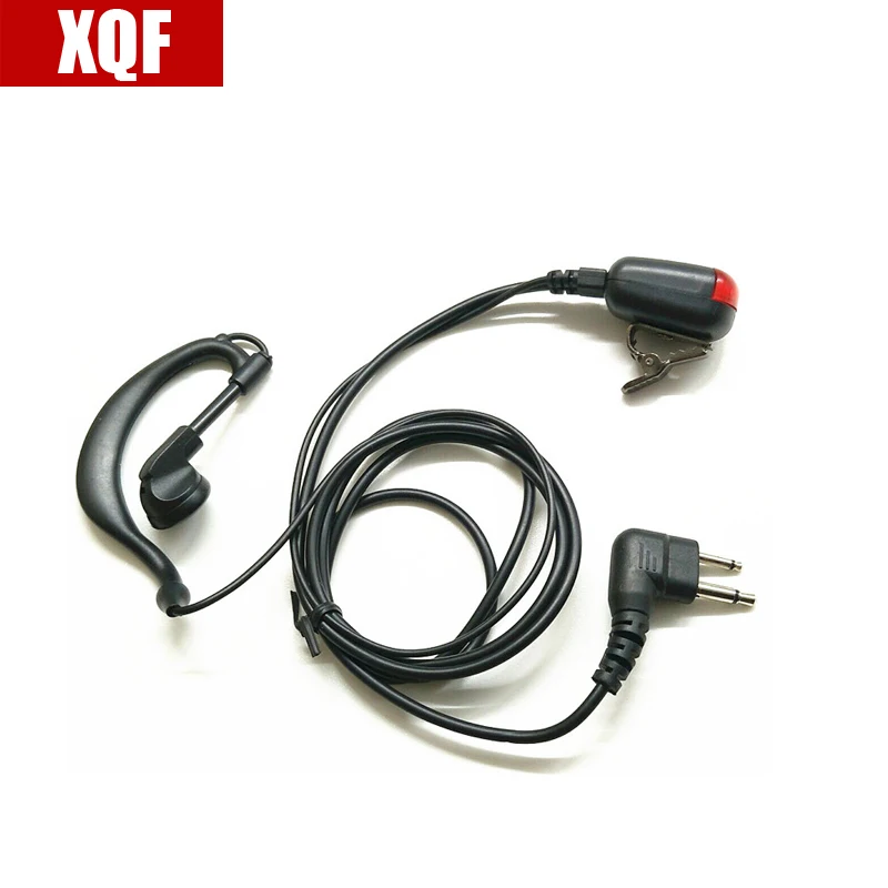 XQF 10PCS  Earpiece With Microphone For Motorola Portable UHF VHF radio GP2000 GP300 GP88 GP68 GP88S GP2100
