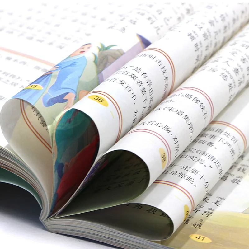 

4pcs,Chinese Idiom Story Primary School Students Reading Books Children Inspirational Stories For Beginners With Pinyin