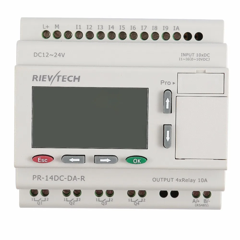 RIEVTECH Micro Automation suluitions provider. Программируемый релейный демонстрационный модуль