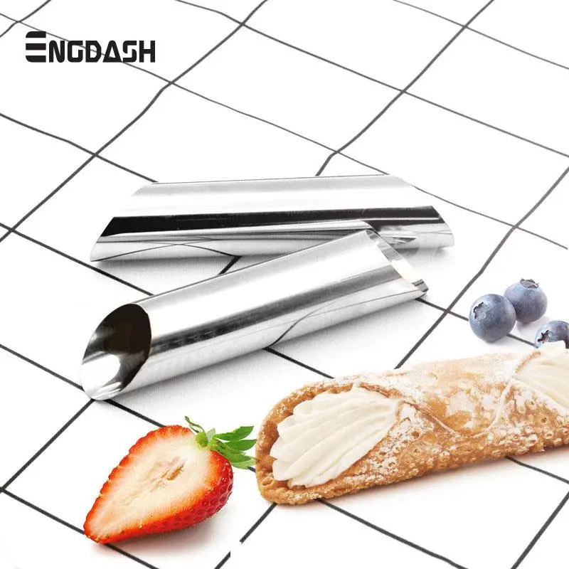 ENGDASH 1 шт. из нержавеющей стали трубочки для выпечки канноли ракушки Cannoli формы