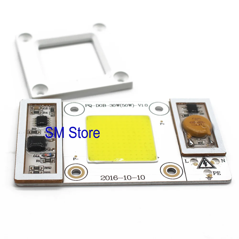 AC220V 50W LED Bulbs Chip For Plant Grow Light Full Spectrum 400nm-840nm 3000K-35000K Warm White Cold Excellent Quality | Освещение