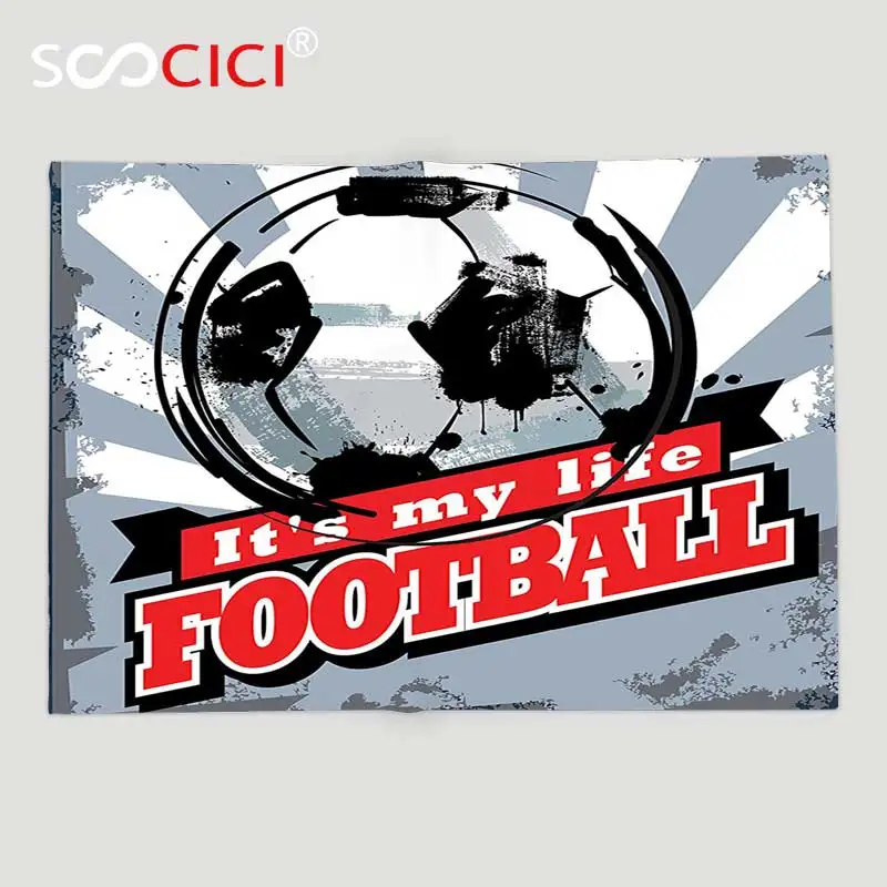 Мягкое Флисовое одеяло на заказ спортивный декор Футбольная цитата моя жизнь