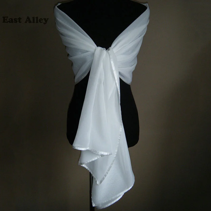 Тонкий шарф для свадьбы накидка из шифона невесты|bridal stoles|bridal capewedding accessories |