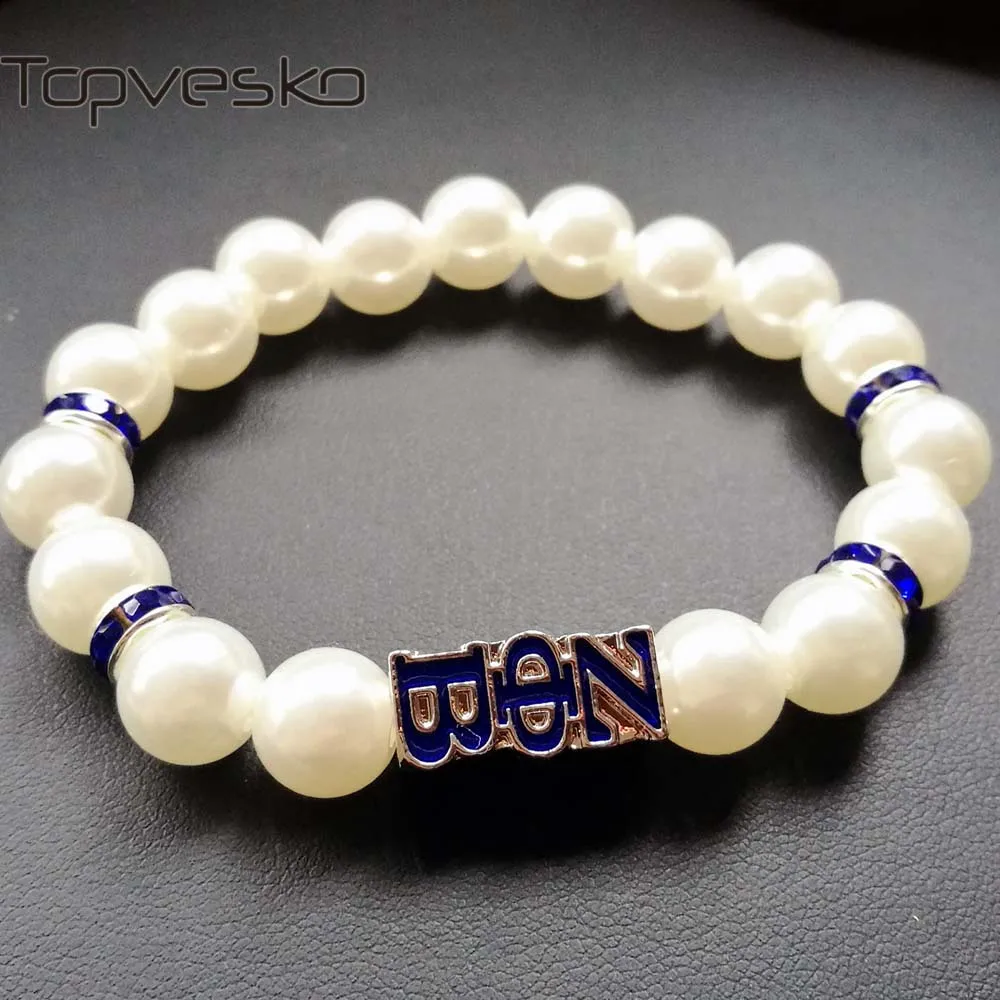 Topvesko ZPB новый выпуск синий и белый жемчуг ZETA PHI BETA Sorority более тонкая женская модель