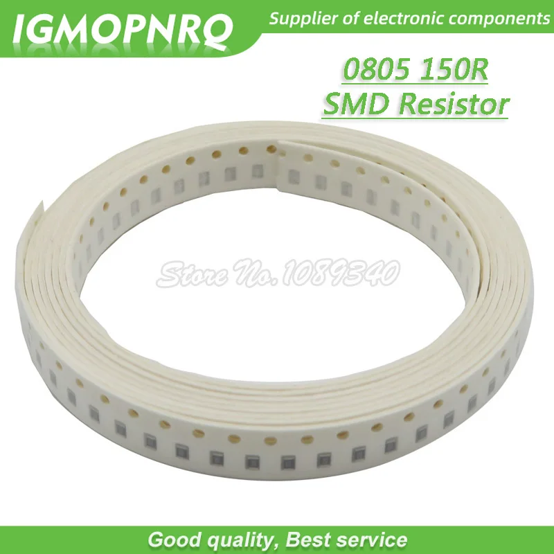 

300pcs 0805 SMD Resistor 150 ohm Chip Resistor 1/8W 150R ohms 0805-150R