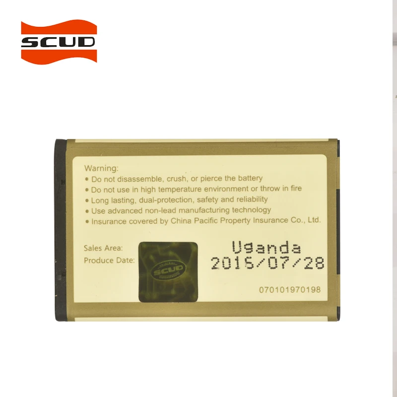 Аккумулятор SCUD для телефона Nokia C1 C2 E50 E60 1000 1010 1108 1110 1112 1116 N70 6680 BL5C|bl5c battery|battery forbattery