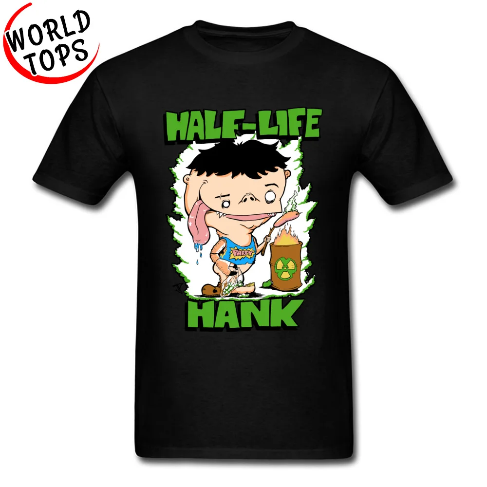 Футболка с героями мультфильмов Half Life Hank 2018 новая Студенческая футболка уличная