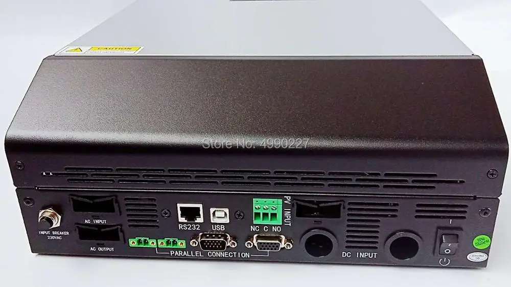 5KVA инвертор с чистым синусом Гибридный солнечный инвертор 48В 230V Встроенный 50A ШИМ Контроллер заряда и AC Зарядное устройство с параллельным набор внутри