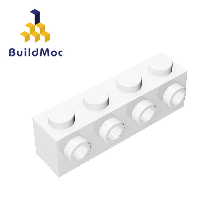 BuildMOC Собирает Частицы 30414 1x4 для строительных блоков детали DIY Электрический