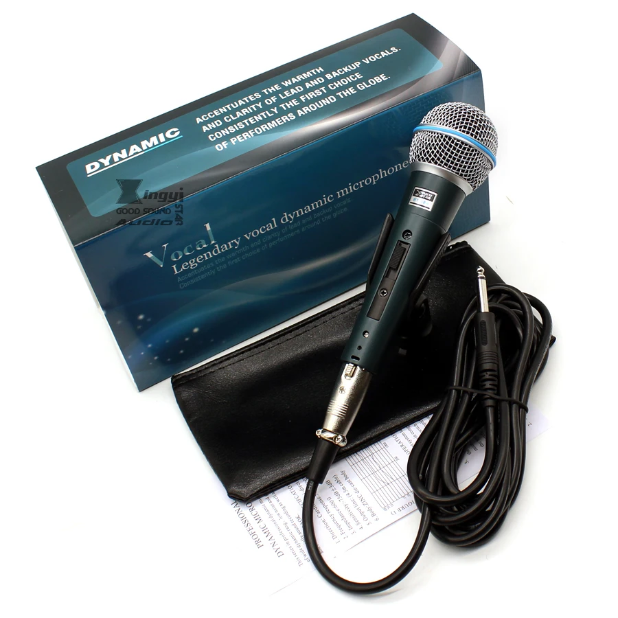 Профессиональный ручной голосовой микрофон XINGYI STAR динамический проводной для