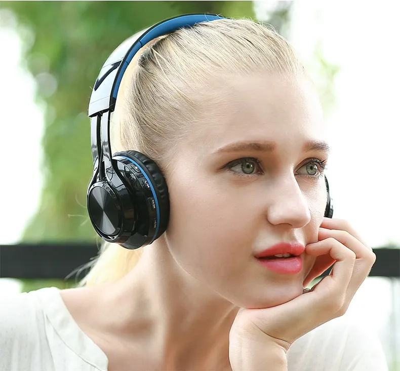 Наушники Sound Intone BT-08, Bluetooth, с микрофоном, поддержка TF карты, FM радио, беспроводные наушники, Бас-гарнитура для мобильного телефона, ПК, ТВ, MP3