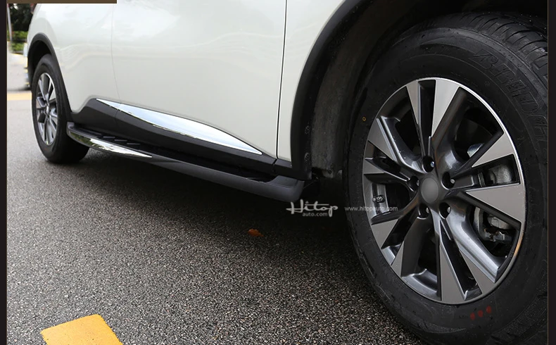 Роскошная ножная доска педали nerf бар шаг в сторону для Nissan Murano, алюминиевый сплав+ ABS, в Азию