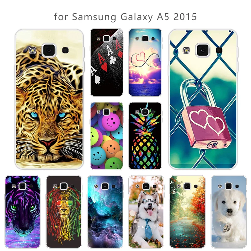Для Samsung Galaxy A5 2015 прозрачный мягкий ТПУ чехол для телефона чехлы A5000 силиконовый