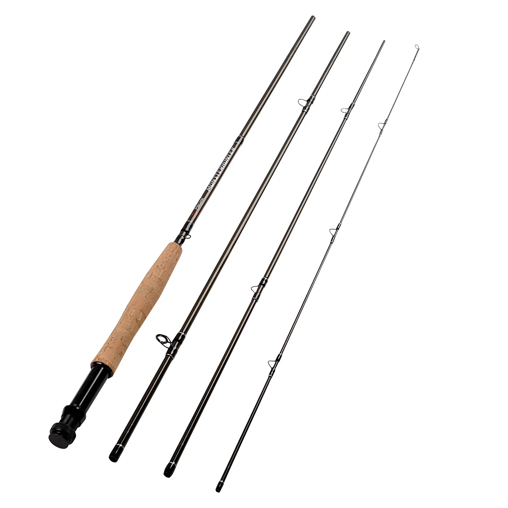 Fiblink Fly Rod 5/6 7/8 WT 8'" /9' 4 секции углеродное волокно Удочка легкая портативная мягкая пробковая ручка Праздничная распродажа