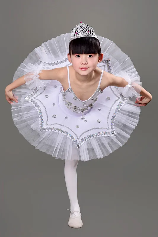 Детское балетное платье-пачка юбка маленького лебедя танцевальная принцессы