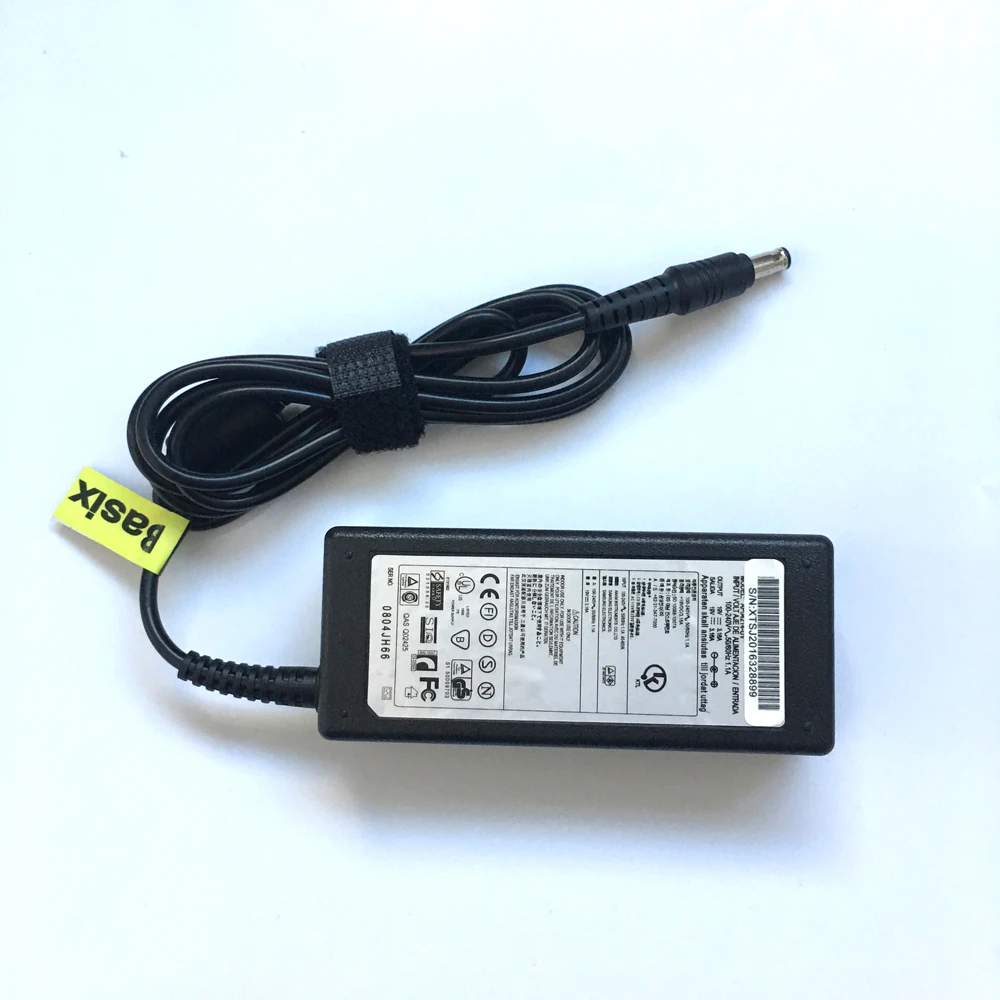 19V 3.16A 60 Вт Питание адаптер Зарядное устройство для samsung R510 R530 R719 AD-6019 AD-6019R Q330 Q468 Q230