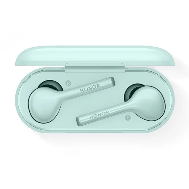 Blue Huawei Honor Flypods Lite TWS Беспроводные Наушники Hi-Fi водонепроницаемые IP54 управление беспроводным зарядным устройством Bluetooth 4,2 - Цвет: Blue