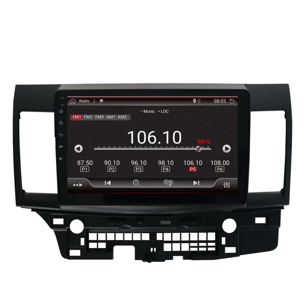Android 9,0 для MITSUBISHI LANCER 2006- автомобильный Радио стерео аудио плеер головное устройство с Wifi BT AUX Карта камера Canbus