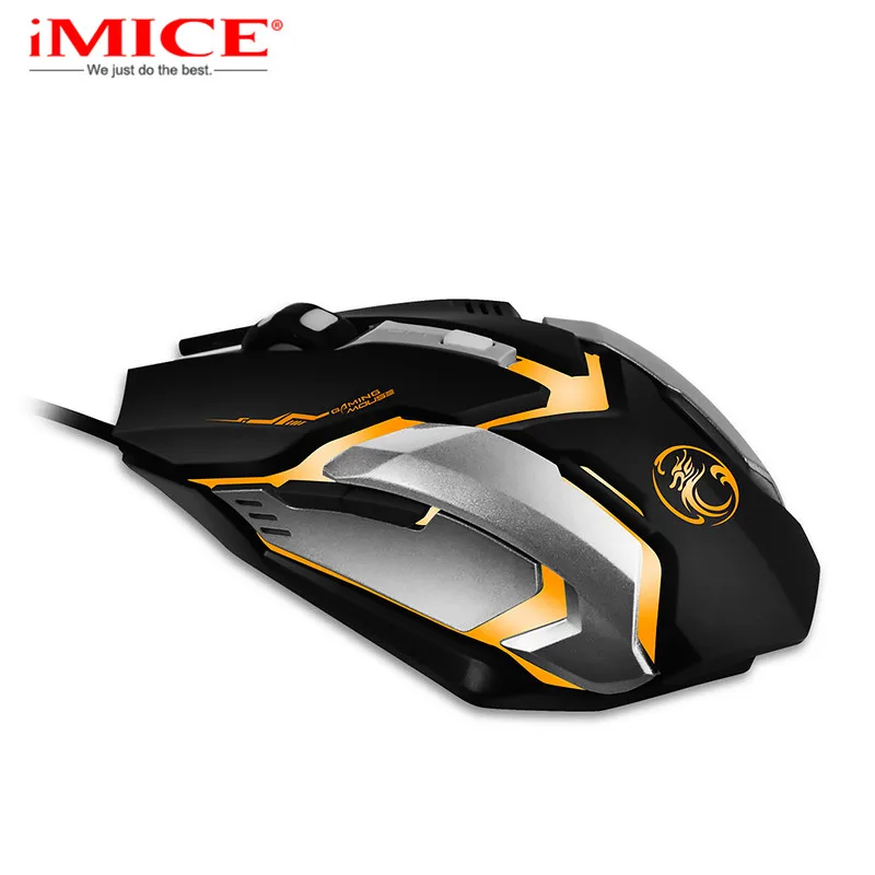 IMice V6 6 Кнопок Компьютерной Мыши Оптическая USB Gaming Проводная Мышь Colorful Подсветка
