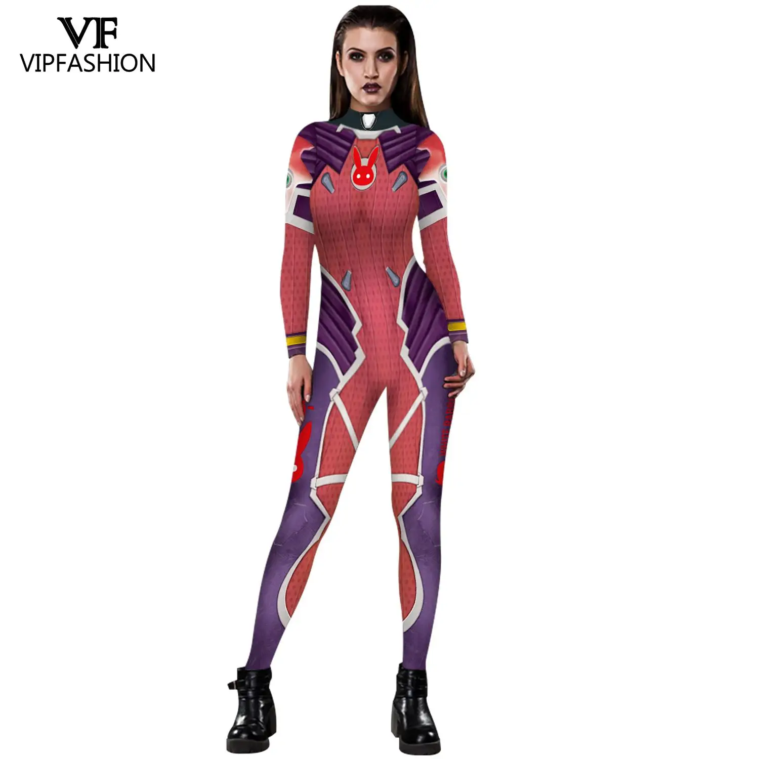 VIP Мода Новинка Черная Лилия D.VA Аниме игры 3D печатных женщин OW Косплей Костюм