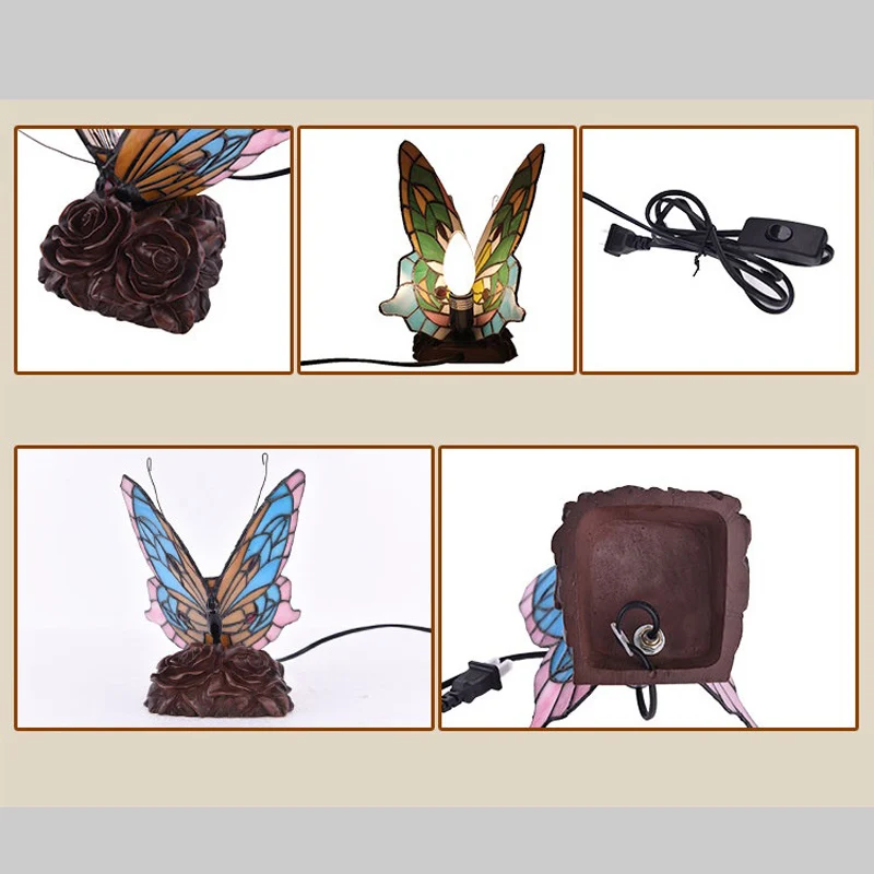 Креативная стеклянная настольная лампа FUMAT винтажный декоративный прикроватный