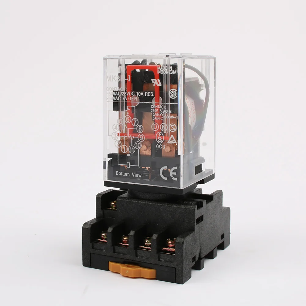 MK3P MK-3P ONE Новое штепсельное реле 11PIN 3P подходит для катушки 110 В или 220 переменного