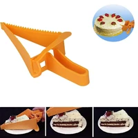 1pc creative cake cut kitchen utility cake cut safety plastic shaped knife bread slice kitchen gadget