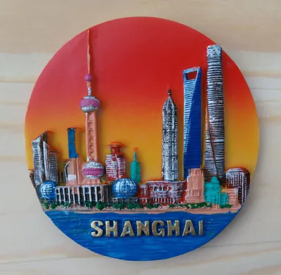 Шанхай Восточный жемчуг башня смолы холодильник|shanghai tower|refrigerator |